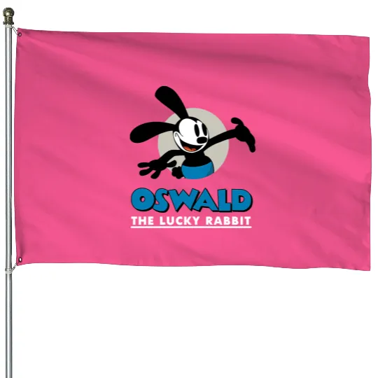 Disney Oswald the Lucky Rabbit vintage House Flags, Disney Oswald House Flags