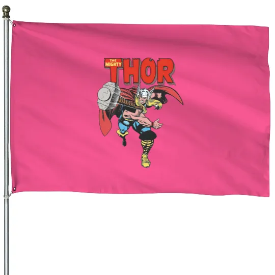Thor House Flags, Retro Marvel  House Flags, Avengers House Flags, Disney Marvel House Flags, Marvel Comic House Flags, Matching Marvel House Flags, MCU House Flags House Flags
