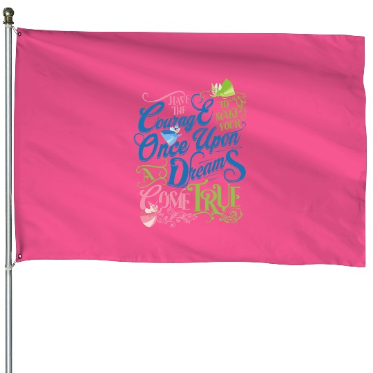 Sleeping Beauty Fairy Godmothers  House Flags, Flora Fauna Merryweather Disney House Flags