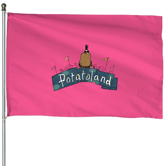 Potatoland House Flags, Disney Women's House Flags, Magic Kingdom House Flags E0837