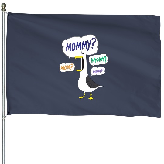 Mom Mommy Finding Nemo Seagull Mine Disney House Flags