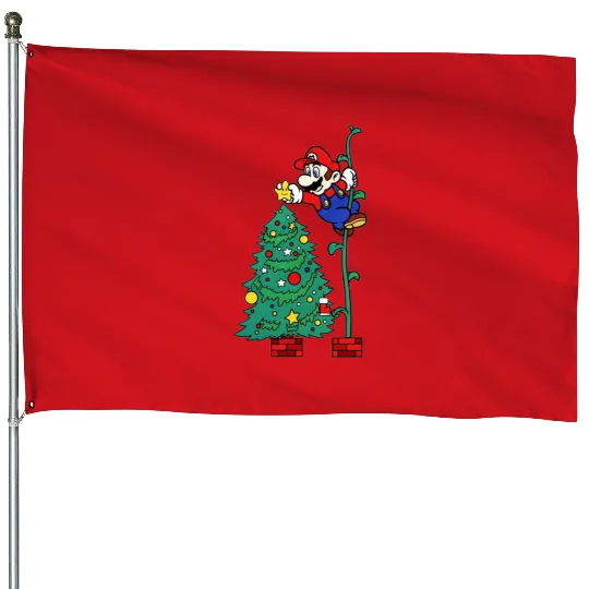 Super Mario Bros - Disney Chrstmas - Disney Friends House Flags