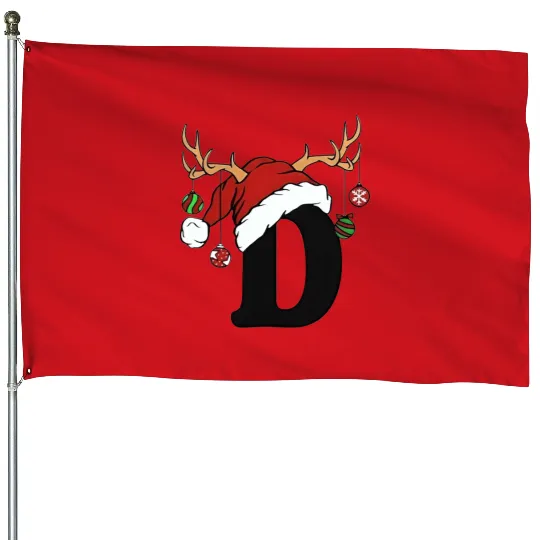 Discover Disney Christmas - D For Christmas - Disney Family House Flags