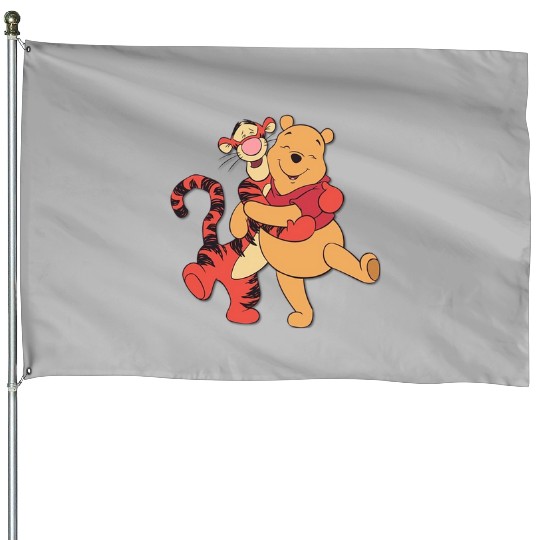 Winnie the pooh   and tiger  -  pooh  -  disney House Flags