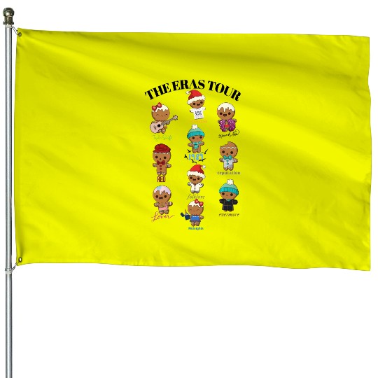 Discover Taylor Eras Christmas Version House Flags, TS Album House Flags, Eras Tour Merch