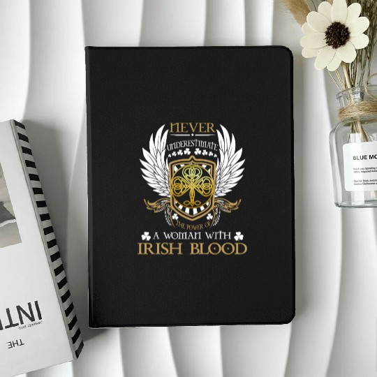 Woman with Irish blood - Never underestimate IPad Cases