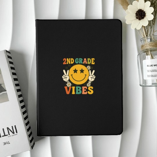 2nd Grade Vibes IPad Cases – Retro Happy Face