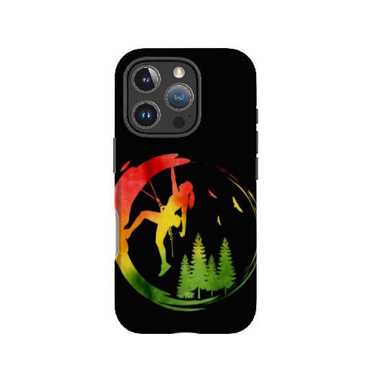 climb climbing rock climbing climber gift IPhone Cases