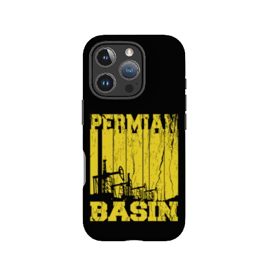 Permian Basin Oilfield Rigger Driller Distressed IPhone Cases