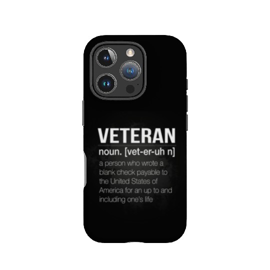 Veterans IPhone Cases - The definition of a veteran