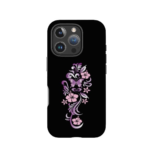 darr butterfly flower des IPhone Cases