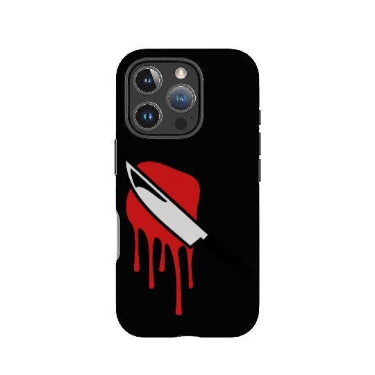 bloody knife halloween IPhone Cases