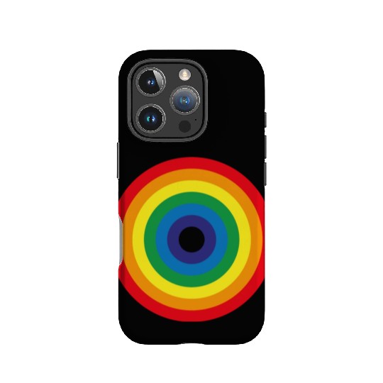 Rainbow circle IPhone Cases