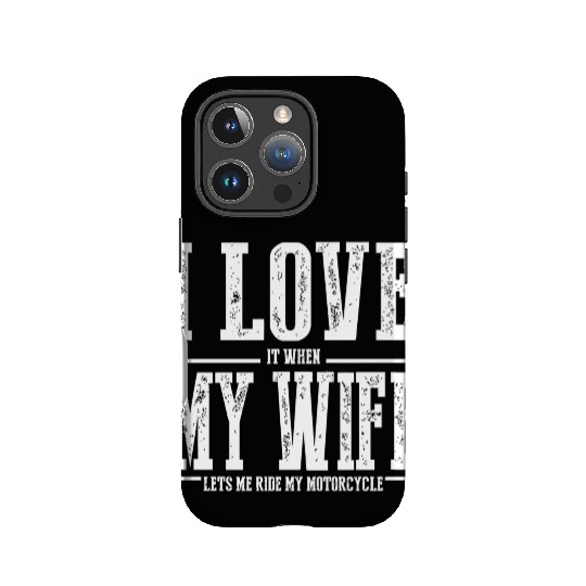 Motorcycle - I Love My Wife Funny Motorcycle IPhone Cases