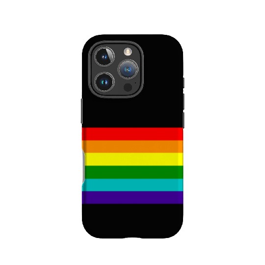 Gay pride rainbow flag IPhone Cases