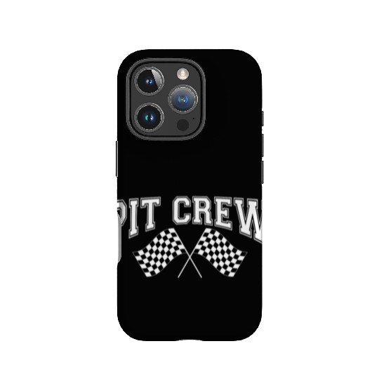 Pit Crew Racing Team Sports Racers Track Pit Stops IPhone Cases