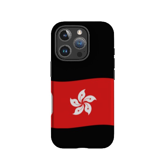 flag hong kong IPhone Cases
