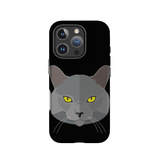 Cat face IPhone Cases