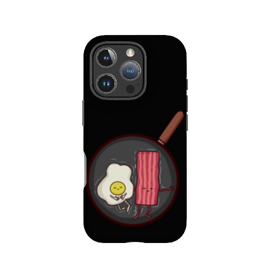 BACON X EGG FRYPAN IPhone Cases