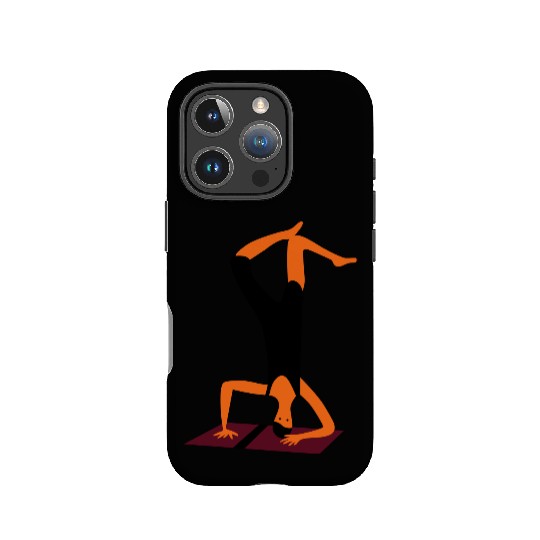 yoga pose IPhone Cases