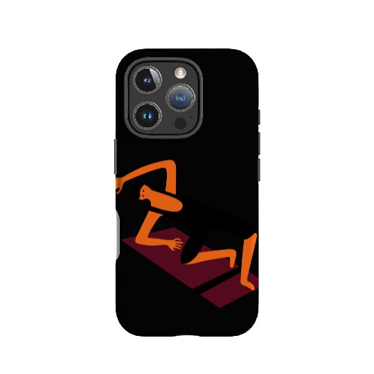 yoga pose IPhone Cases