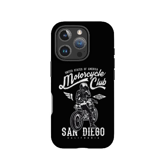 MotorcycleClub San Diego California IPhone Cases