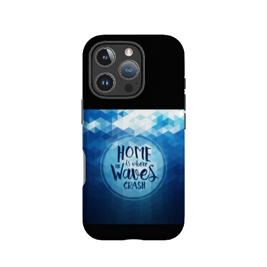 Home is where the waves crash IPhone Cases