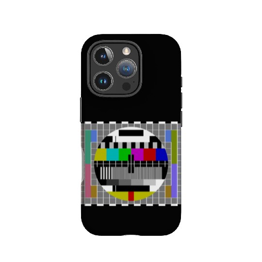TV Video Test Pattern Screen IPhone Cases