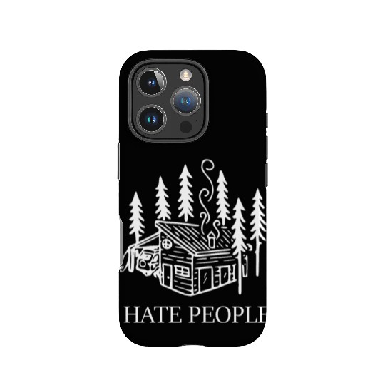 I hate People Camping IPhone Cases