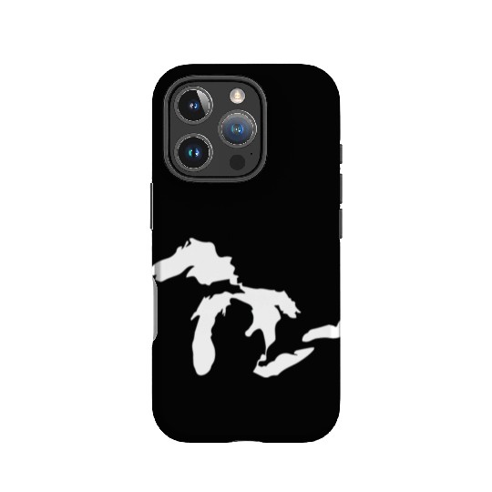 Great lakes white IPhone Cases