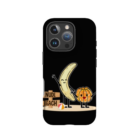 Orange You Ready Nudee Beach Banana! IPhone Cases