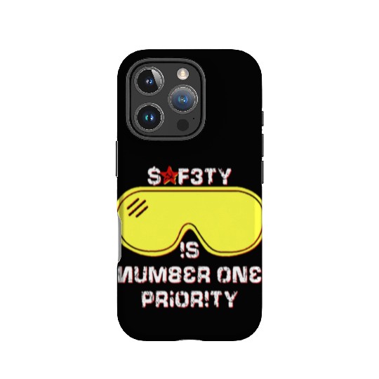 Safety Is Number One Priority - Crazy Russian Hacker Safetyglasses IPhone Cases