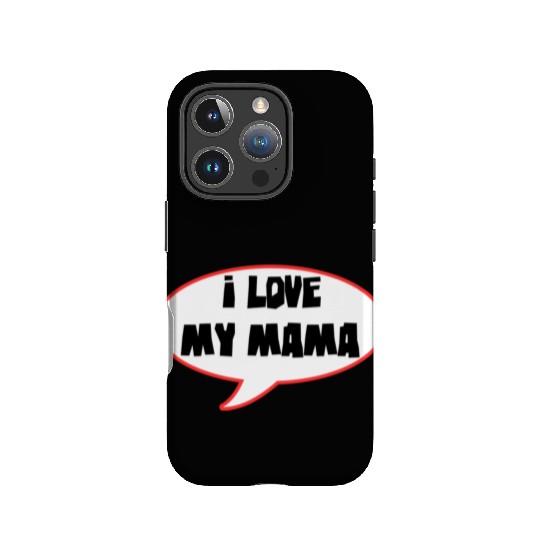 Bold Family Love Speech Bubble Design IPhone Cases