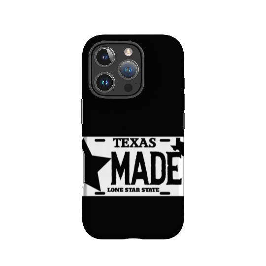 Texas - texas made lone star license plate IPhone Cases