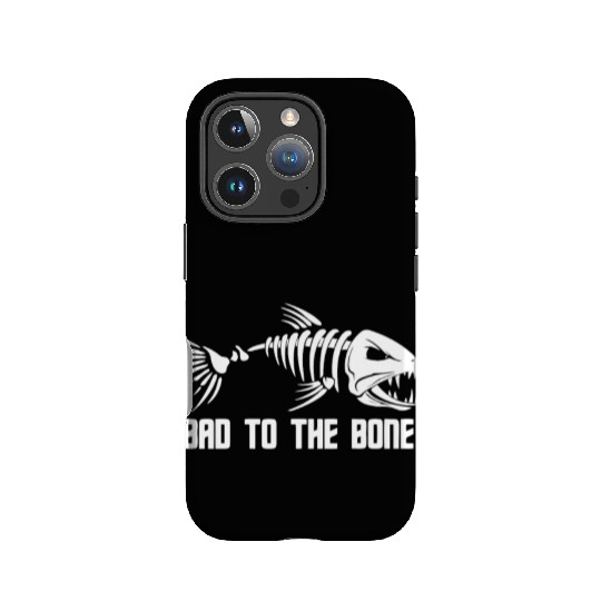 Bad To The Bone Fish IPhone Cases