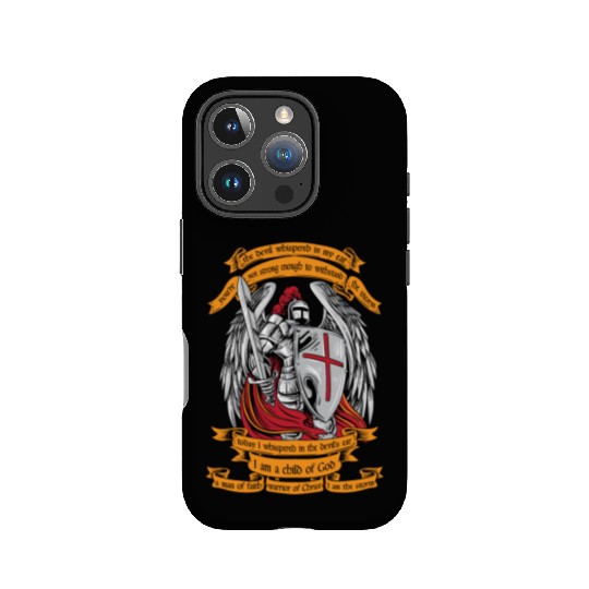Knight templar I am a child of God IPhone Cases Halloween