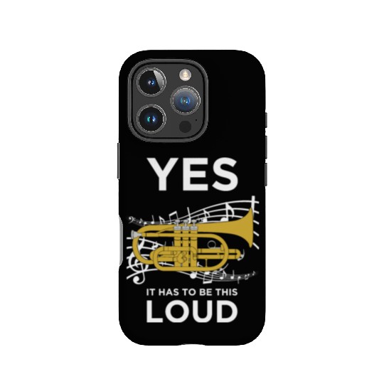 Yes It Has To Be Loud Funny Trumpet IPhone Cases