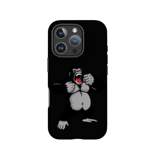 Gorilla Standing, Gorilla Face, Monkey, Ape, IPhone Cases