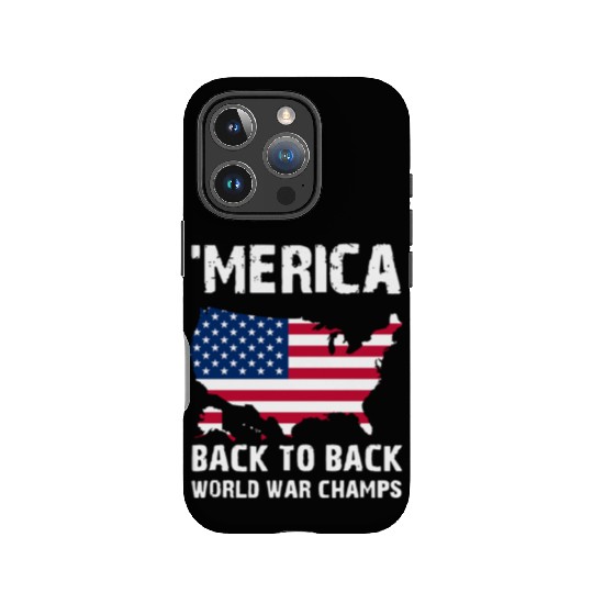 merica back to back soccer IPhone Cases