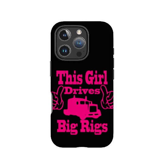 Trucker Truck Driver Truck Driving Woman This Girl IPhone Cases