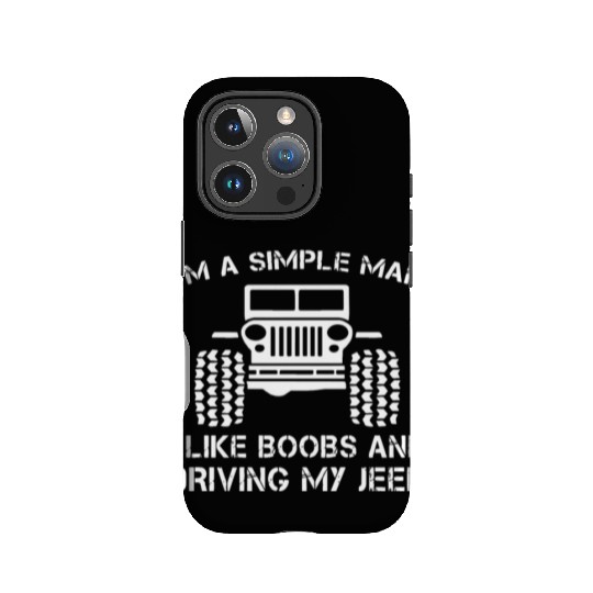 I am a simple man jeep IPhone Cases