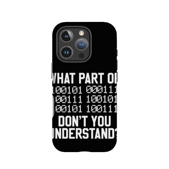 Binaer Code Computer Science Student IPhone Cases