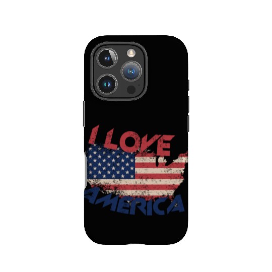 I LOVE AMERICA IPhone Cases
