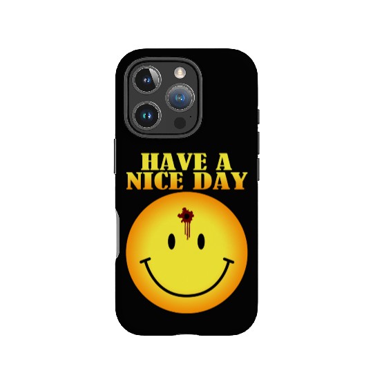 smiley face bullet hole IPhone Cases