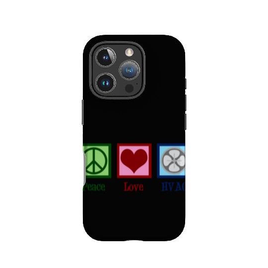 Peace Love HVAC IPhone Cases