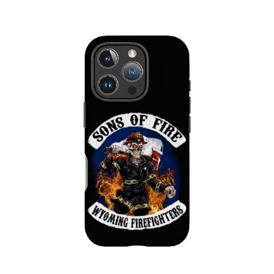 sons of fire wyoming firefighter IPhone Cases