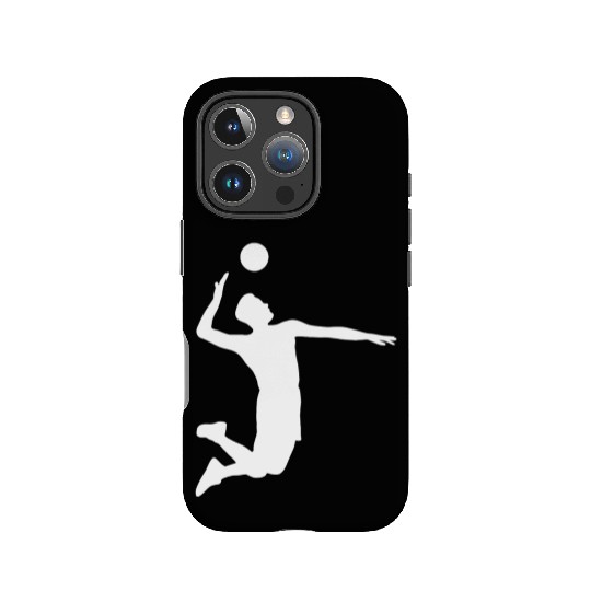 Men Volleyball Spike Shadow IPhone Cases Gift Ideas
