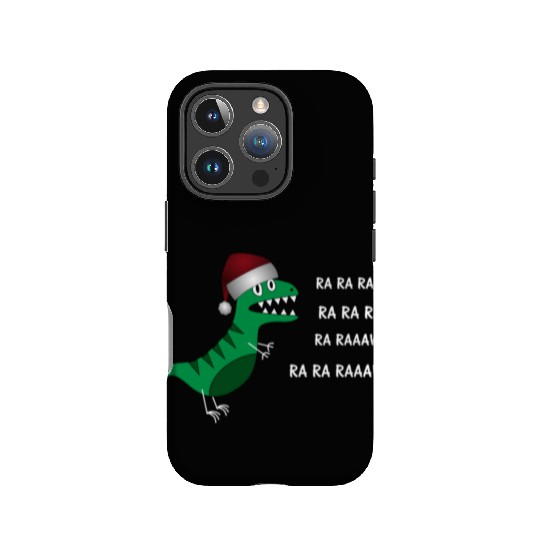 Funny Christmas T-Rex Dinosaur Ra Ra Ra Xmas IPhone Cases