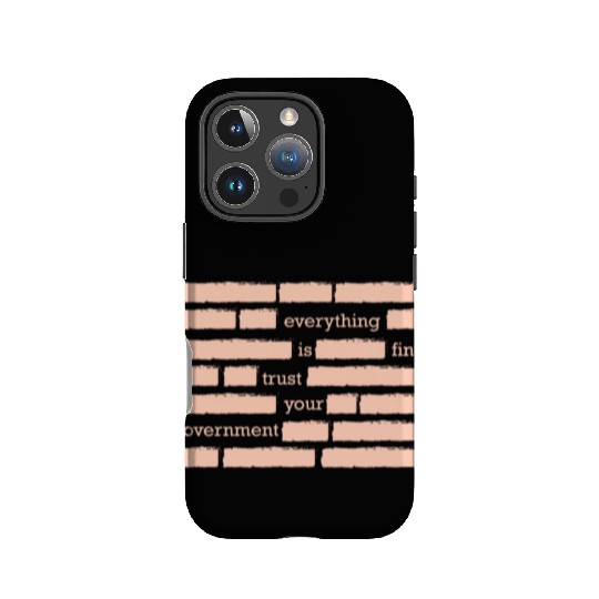 conspiracy theory trust your government funny gift IPhone Cases