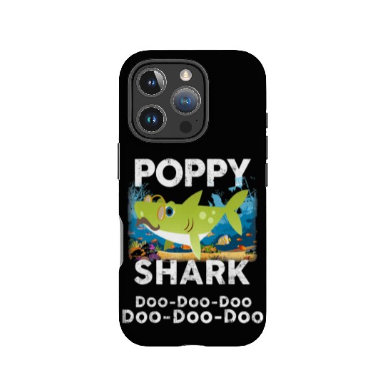 Poppy Shark IPhone Cases Doo Doo Doo Family Gift T Sh